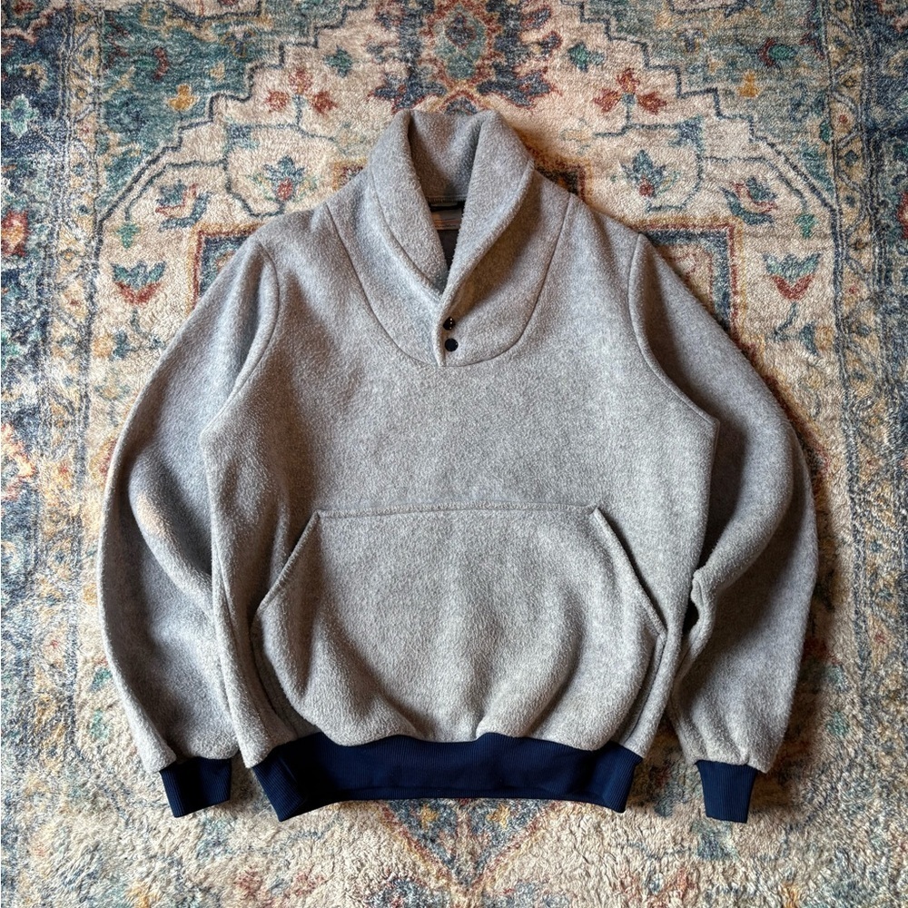 Vintage 80s Mustang Pullover Fleece Large